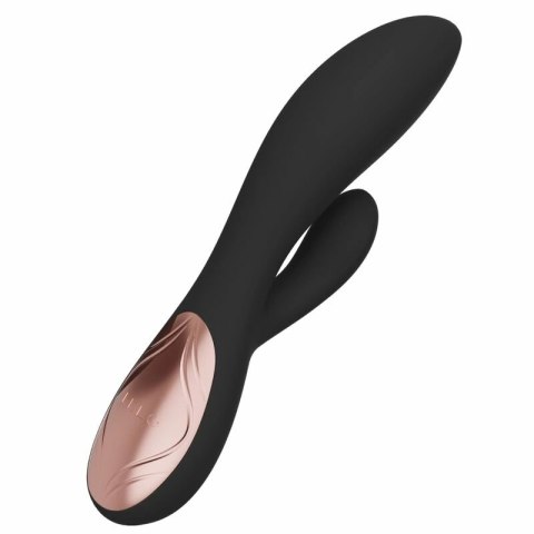 LELO INA Thrust Rabbit czarny - wibrujący model z funkcją ruchu