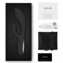 LELO INA Thrust Rabbit czarny - wibrujący model z funkcją ruchu
