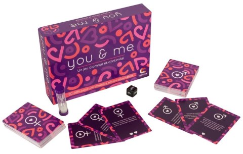 You & Me gra dla par wersja francuska 90 kart z zadaniami