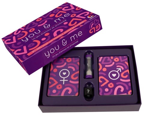 You & Me gra dla par wersja francuska 90 kart z zadaniami