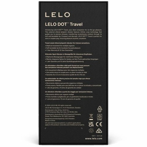 LELO DOT Travel precyzyjny model podrożny rożowy 8 trybow