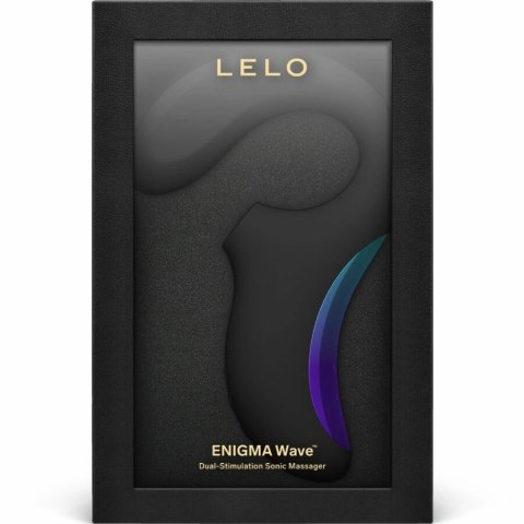 LELO ENIGMA Wave Czarny - Intymny masażer soniczny z technologią WaveMotion