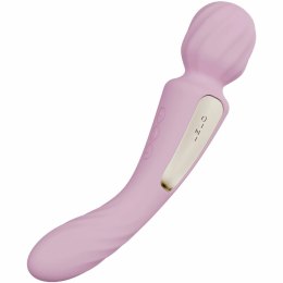 LELO SWITCH Wanda - Wibrator dwustronny z podwojnym systemem sterowania, miękki roż