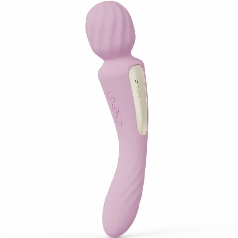 LELO SWITCH Wanda - Wibrator dwustronny z podwojnym systemem sterowania, miękki roż