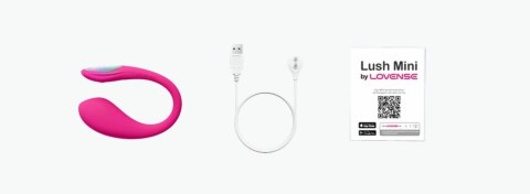 Lovense Lush Mini - bezprzewodowy system intymny, silikonowy, rożowy