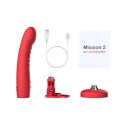 Lovense Mission 2 - Model z przyssawką i technologią Touch-Sense, czarny