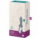 Satisfyer Air Pump Booty 1 Szary - Model nadmuchiwany z 12 trybami wibracji