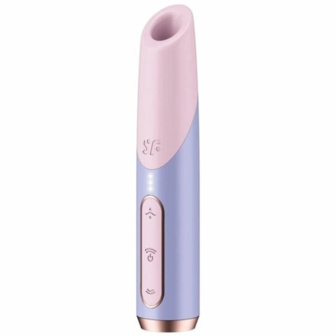 Satisfyer Bold Kiss Wave miniaturowy stymulator powietrzny USB-C fioletowy