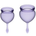 Satisfyer Feel Good Kubeczek Menstruacyjny Fioletowy 15ml+20ml Zestaw