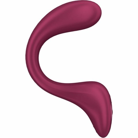 Satisfyer G For Goddess 2 Rabbit, silikonowy, 60 programow, bordeaux