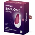 Satisfyer Spot On 3 Berry - Precyzyjny stymulator punktowy, 12 trybow, IPX7