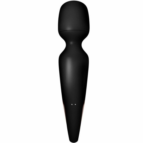 Satisfyer Wand-erland Czarny - Masażer Wibracyjny XXL, 50 Trybow, IPX7