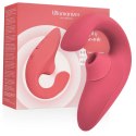 Womanizer Blend Rabbit Vibrant Rose - Wibrator z technologią powietrzną, IPX7