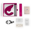 Womanizer Blend Rabbit - stymulator powietrzny i wibracyjny, żywy roż