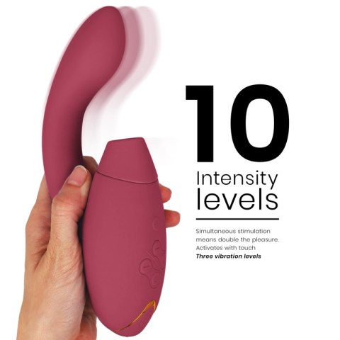 Womanizer Duo 2 Bordeaux - Zaawansowany Stymulator Powietrzno-Wibracyjny IPX7