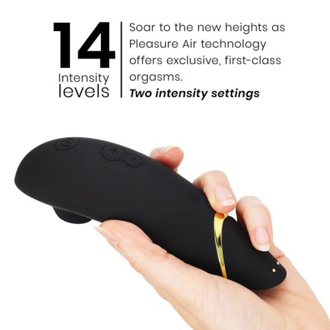 Womanizer Premium 2 Czarny - Intuicyjny Stymulator Powietrzny, 14 Trybow