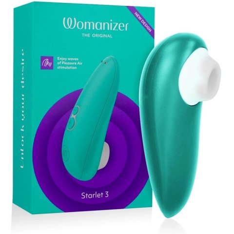 Womanizer Starlet 3 model turkusowy - kompaktowy system powietrzny IPX7