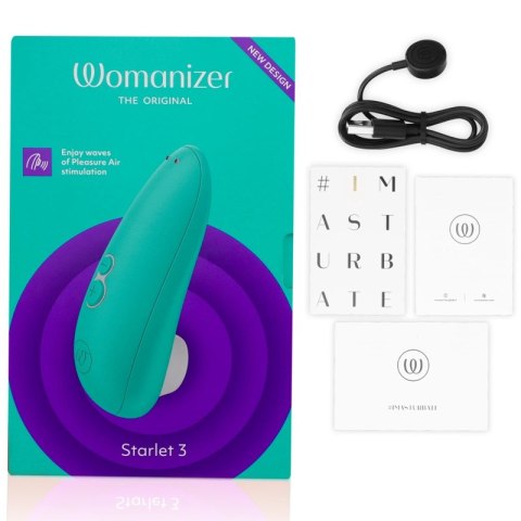 Womanizer Starlet 3 model turkusowy - kompaktowy system powietrzny IPX7