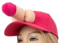 You2Toys Rożowa czapka z daszkiem z pluszową aplikacją imprezową