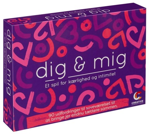 Dig & Mig Gra karciana dla par wersja duńska 90 kart zadań
