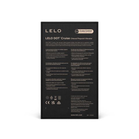 LELO DOT Cruise Peach - Precyzyjny model punktowy, silikonowy, 165 mm