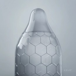 LELO HEX Original 3 szt. - precyzyjne prezerwatywy hexagonalne, 54 mm