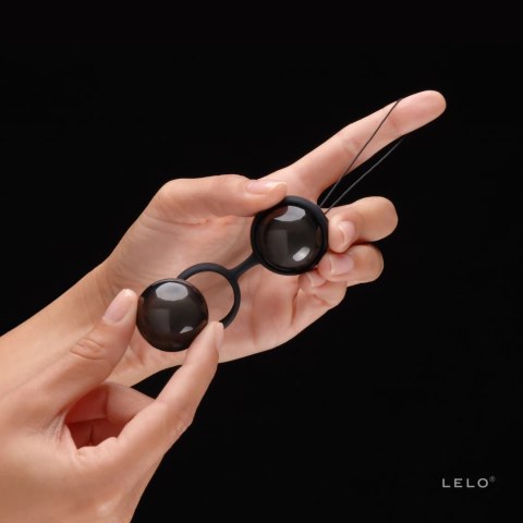 LELO Luna Beads Noir kulki ćwiczące mięśnie dna miednicy 2x37g czarne