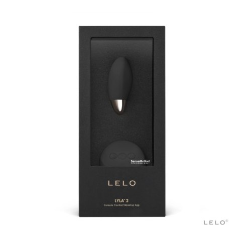 LELO Lyla 2 Black - Bezprzewodowy masażer z technologią SenseMotion