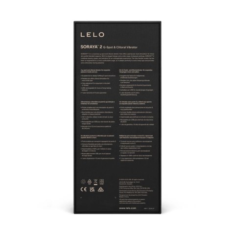 LELO Soraya 2 Deep Rose - zaawansowany model z technologią WaveMotion