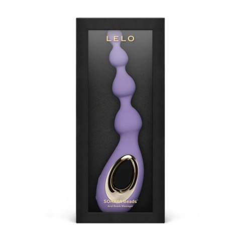 LELO Soraya Beads fioletowe - anatomiczne koraliki do masażu, silikon