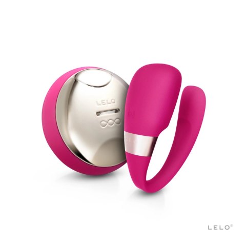 LELO Tiani 3 Cerise - bezprzewodowa maszyna intymna dla par, wodoodporna