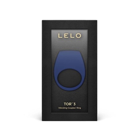 Lelo Tor 3 Niebieski - Pierścień wibrujący, sterowany aplikacją, silikon