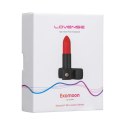 Lovense Exomoon Mini Wibrator Szminka Bluetooth IPX7 Czarny