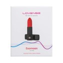 Lovense Exomoon Mini Wibrator Szminka Bluetooth IPX7 Czarny