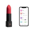 Lovense Exomoon Mini Wibrator Szminka Bluetooth IPX7 Czarny