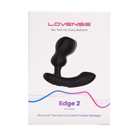 Lovense Edge 2 - Model sterowany aplikacją, regulowane ramię, czarny