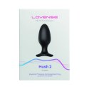 Lovense Hush 2 L 57 mm - zdalna wibrująca zatyczka, Bluetooth, czarna