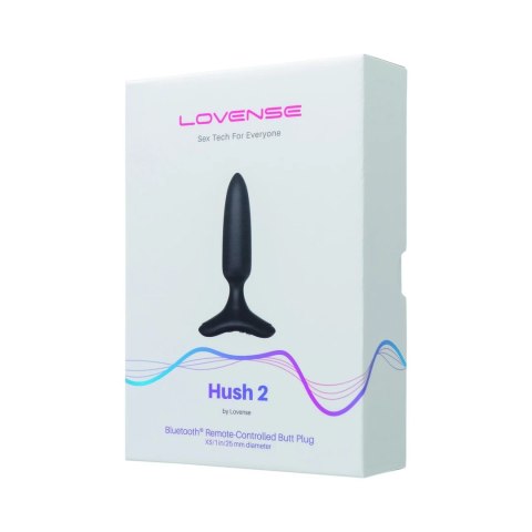 Lovense Hush 2 XS 25 mm - inteligentny korek z systemem Bluetooth