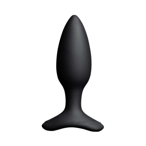 Lovense Hush 2 S 38mm - Wtyczka anatomiczna Bluetooth, silikonowa, czarna