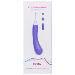 Lovense Hyphy Fioletowy - Dwustronne Urządzenie Intymne Bluetooth