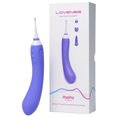Lovense Hyphy Fioletowy - Dwustronne Urządzenie Intymne Bluetooth