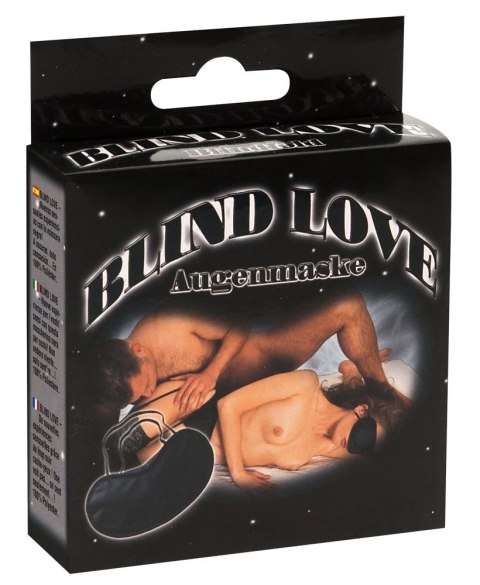 You2Toys Blind Love maska na oczy czarna, miękka opaska 100% poliester