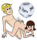 You2Toys Dice Game 12-ścienna kostka z pozycjami komiksowymi 3x3x3 cm