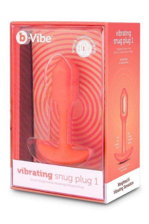 Korek analny Vibrating Snug Plug 1 Orange b-Vibe