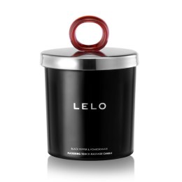 Świeczka Do Masażu O Zapachu Czarnego Pieprzu I Granatu Flickering Touch Massage Candle Black Pepper & Pomegranate 150G Lelo
