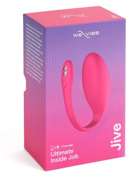 We-Vibe Jive Electric Rożowy - Anatomiczne Jajko Wibrujące Bluetooth