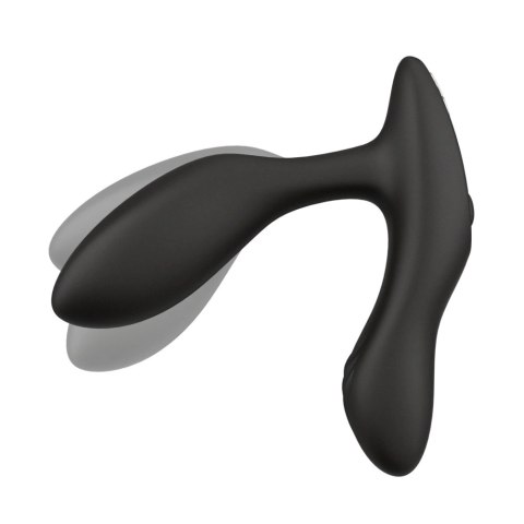We-Vibe Vector+ Charcoal Black - Masażer prostaty z aplikacją i pilotem