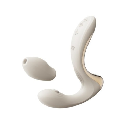 Wibrator Do Punktu G Ze Stymulatorem Talis Ivory White Zalo