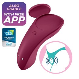 Wibrator do łechtaczki Sexy Secret Panty Vibrator Red Satisfayer