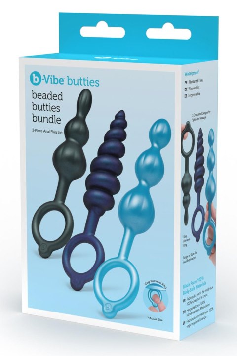 Zestaw koralików analnych Beaded Butties Bundle b-Vibe